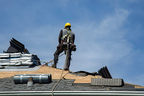 Professional Roof Installation technician working in Lancaster, KS